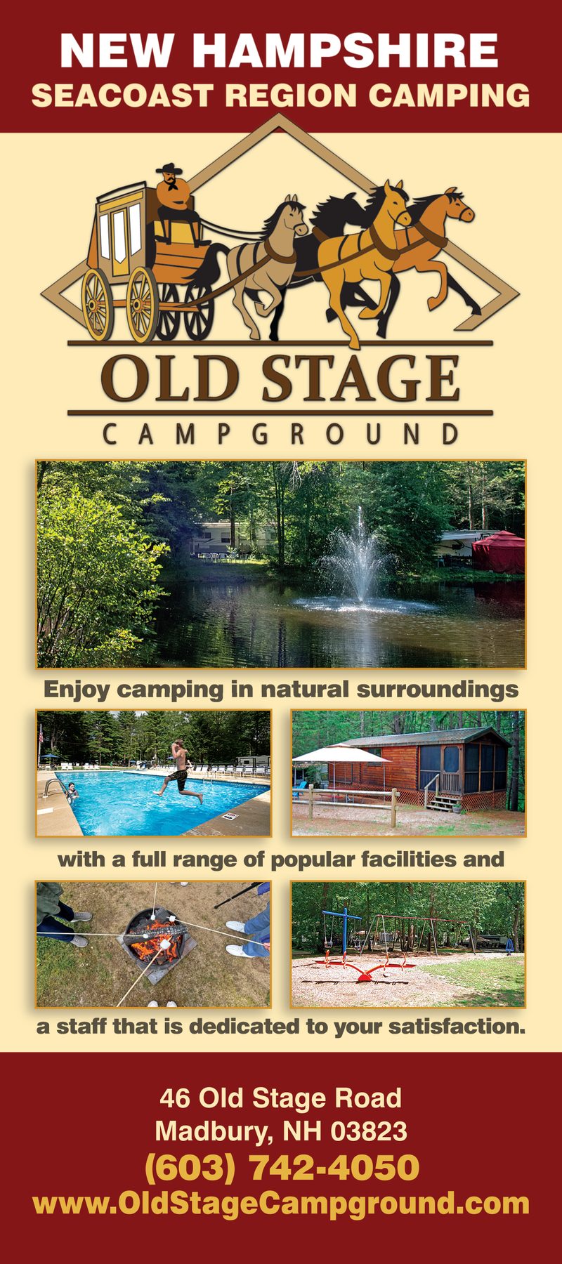 Old Stage rack card, 2026